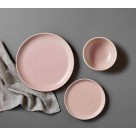 Prato Sobremesa Cerâmica Adorn Rosa Claro Granilite 19cm
