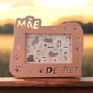 Porta Retrato de 15x10cm Mãe de Pet Varias Cores