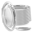 ravessas Oval Aço Inox Funda 30cm Guarnição Batata Arroz