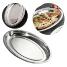 ravessas Oval Aço Inox Funda 30cm Guarnição Batata Arroz