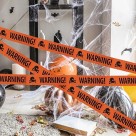 Fita Isolamento De Crime Faixa Segurança Decoração Halloween