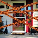 Fita Isolamento De Crime Faixa Segurança Decoração Halloween