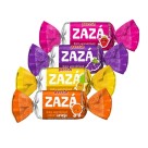 Bala mastigável sabor de frutas sortidas (morango, abacaxi, uva e laranja)