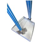 Kit Pa de Zinco com Cabo de Madeira e Aparador Zinco 70cm