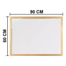Quadro Branco Moldura de Madeira 60x90 Escolar