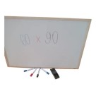Quadro Branco Moldura de Madeira 60x90 Escolar