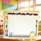 Quadro Branco Lousa Branca Infantil 50X70 Lousinha