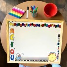 Quadro Branco Lousa Branca Infantil 50X70 Lousinha
