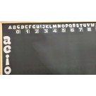 Lousa Verde Infantil Quadro Negro Giz MDF 25x39cm