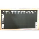 Lousa Verde Infantil Quadro Negro Giz MDF 25x39cm