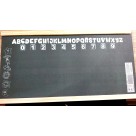 Lousa Verde Quadro Negro Giz MDF 17x30cm