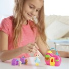 Casinha De Boneca Com Pets Animais De Estimação Brinquedo