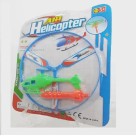 Helicóptero infantil de brinquedo com hélice giratória a corda grande para crianças de plástico 