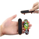 Skate De Dedo Infantil Profissional Mini Fingerboard Metal Com Lixa Conjunto Brinquedo 