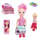 Boneca Duda Na Caixa Brinquedo Mini Boneca