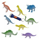 Dinossauro Que Brilha No Escuro De Borracha Fluorescente