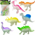 Dinossauro Que Brilha No Escuro De Borracha Fluorescente