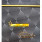 Caixa Cubo P Preto Estampado 