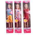 Brinquedo Boneca 27cm de Plástico Glam Girls