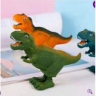 Dinossauro Rex Movido A Corda Brinquedo Infantil 