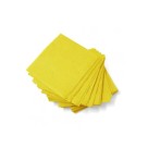 Guardanapo Descartavel 20x22cm com 50 unidades Amarelo
