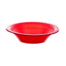 Prato Descartável Fundo 15cm Sobremesa Vermelho