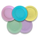 Prato Descartável Raso 15cm Sobremesa Lilas Candy