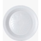 Prato Descartável Raso 18cm Sobremesa Branco