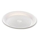 Prato Descartável Raso 18cm Sobremesa Branco