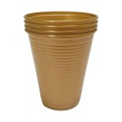 Copo Descartavel 200ml Com 50 unidades Dourado