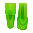 Copo Descartavel 200ml Com 50 unidades Verde Neon