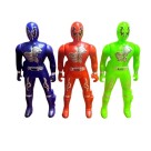 Boneco Hero Squad Boneco, Plastico Colorido Kit com 3 Bonecos Articulados