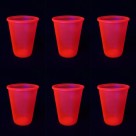 Copo Descartavel 200ml Com 50 unidades Rosa Neon