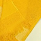 Toalhas De Lavabo Social Com Franja Escolar Boca Felpa Amarelo