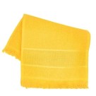 Toalhas De Lavabo Social Com Franja Escolar Boca Felpa Amarelo