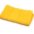 Toalha De Lavabo 45x29cm Social Escolar Boca Felpa Amarelo