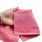 Toalha De Lavabo 45x29cm Social Escolar Boca Felpa Rosa