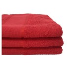 Toalha De Lavabo 45x29cm Social Escolar Boca Felpa Vermelho