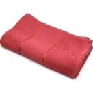 Toalha De Lavabo 45x29cm Social Escolar Boca Felpa Vermelho