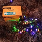 Pisca Arroz Colorido com Controle 8 Funções para Decoração e Enfeite de Arvore de Natal