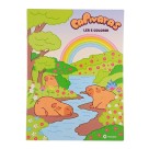 Livro De Pintura Infantil Ler E Colorir Capivaras - Sortido
