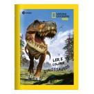 Livro Ler E Colorir Dinossauros National Geographic Kids Folheto