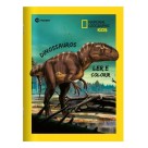 Livro Ler E Colorir Dinossauros National Geographic Kids Folheto