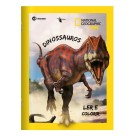 Livro Ler E Colorir Dinossauros National Geographic Kids Folheto