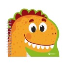 Livro para Colorir Dinossauro com Lapis de Cor Infantil