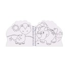 Livro para Colorir Dinossauro com Lapis de Cor Infantil