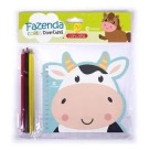 Livro Pop Cores Divertidas Com Lápis de Cor Fazenda Animais