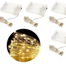 Fio Fada Led Branco Quente Fio de Cobre 5m Decoracao