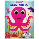 Livro Infantil Pop Olhos Divertidos Conhecendo os Animais Marinhos 