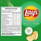 Salgadinho Batata Frita Lisa Creme De Cebola Lays 115G